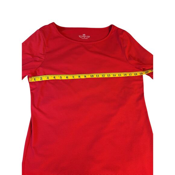 Southern Tide Soft Red Gameday Dress - Size M - Picture 4 of 9